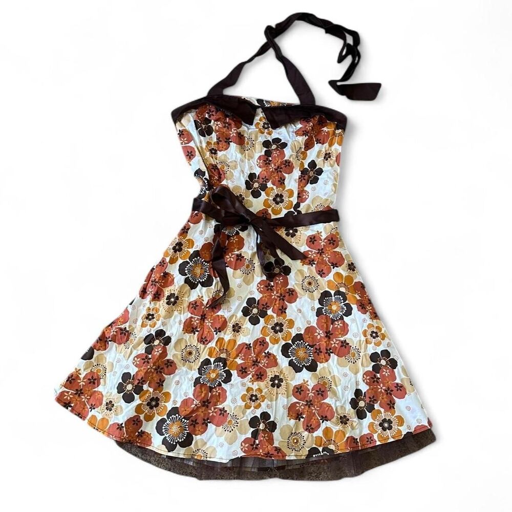 Y2K Vintage Floral Mini Dress